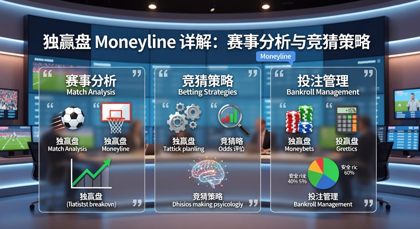 独赢盘 moneyline：投注技巧与胜率逻辑