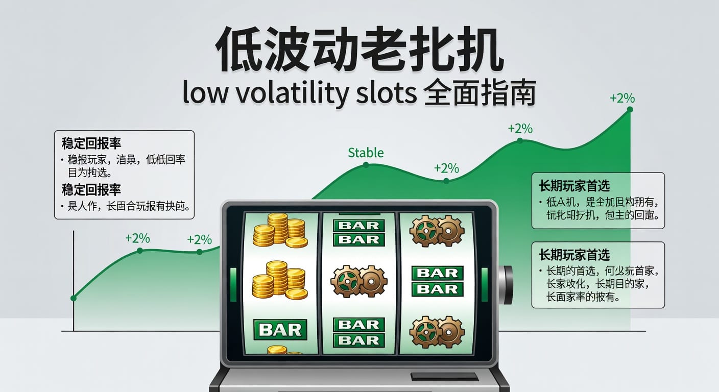 低波动老虎机 low volatility slots：2026年稳健玩法